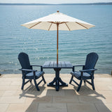 Poly-Luxe Dining Set for 2 with Pedestal Table