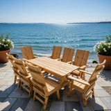 Wooden Modern Dining Set for 8 with 6' Table