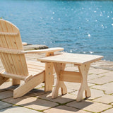 Wooden 24" Square Side Table