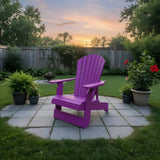 Poly-Luxe Royal Upright Reclining Adirondack Chair easiest to get in and out of (Large)