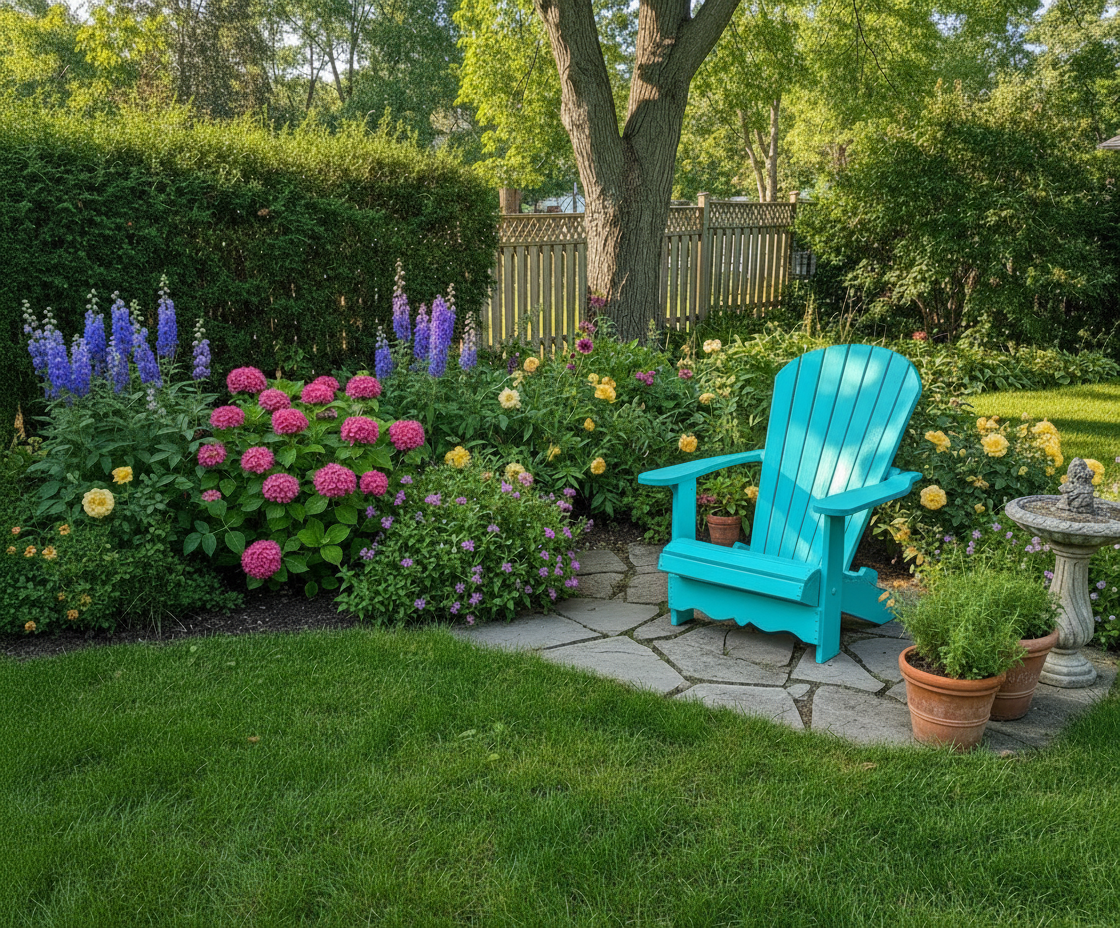 Poly-Luxe Folding Royal Adirondack Chair (Large)