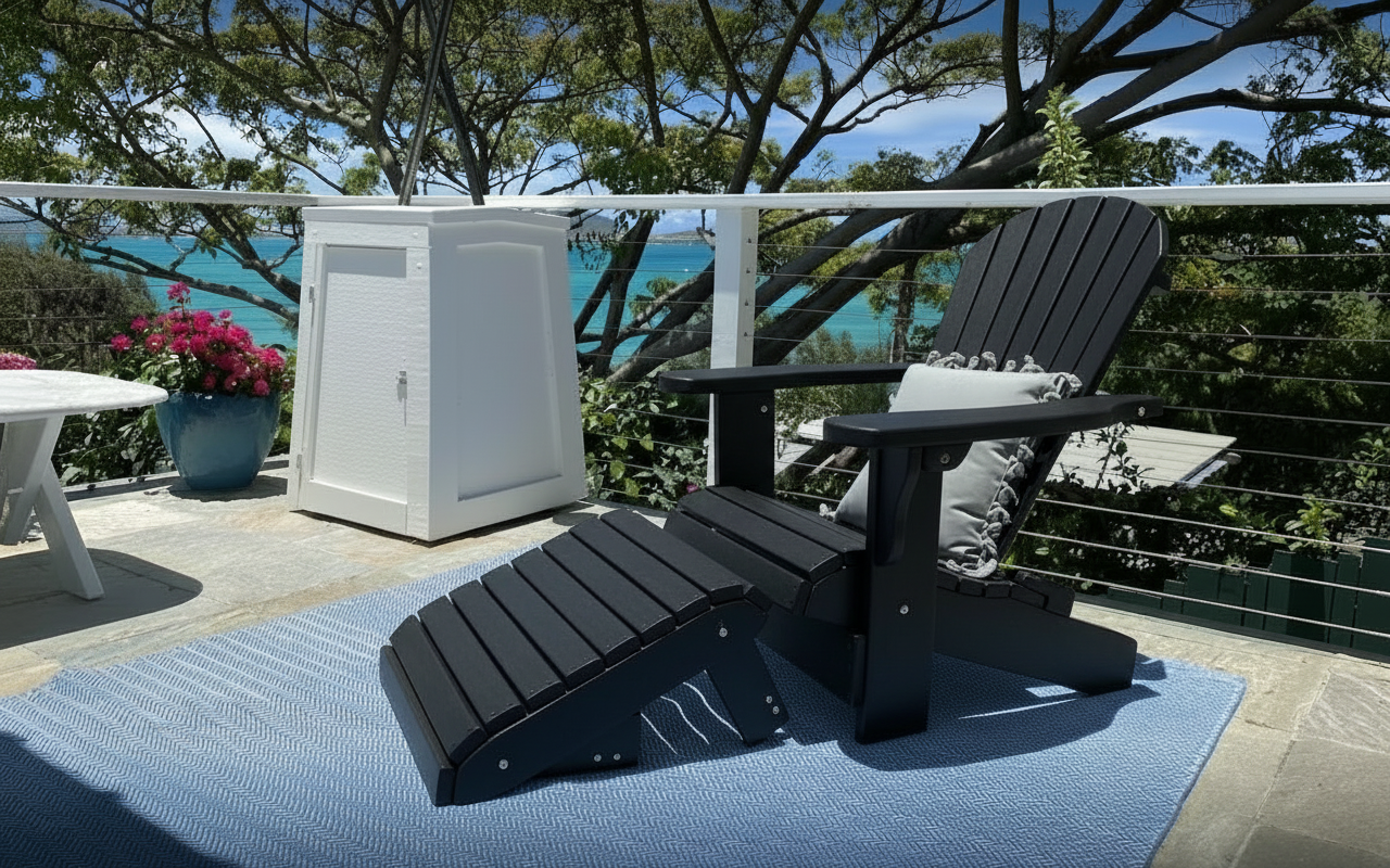 Poly-Luxe Folding Royal Adirondack Chair (Large)