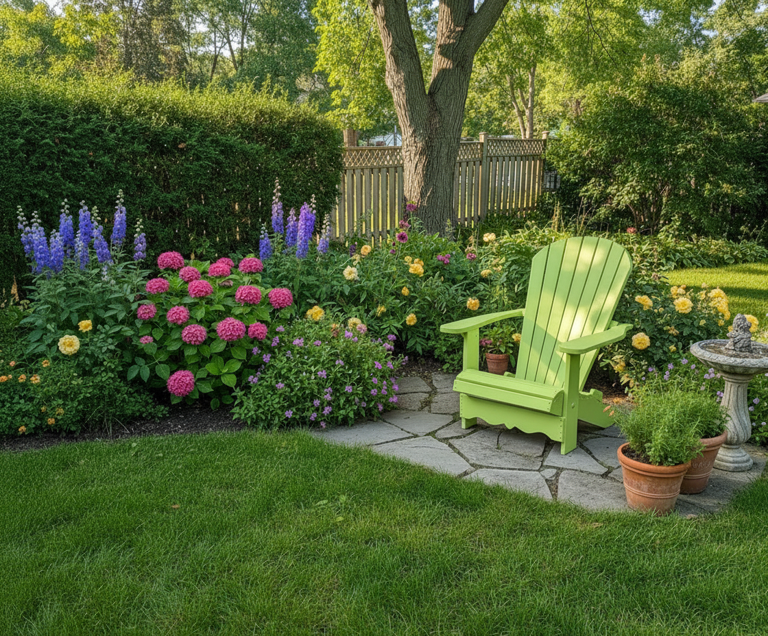 Poly-Luxe Folding Royal Adirondack Chair (Large)