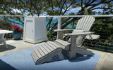 Poly-Luxe Folding Royal Adirondack Chair (Large)