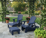 Poly-Luxe Royal Reclining Glider