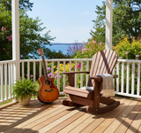 Wooden Royal Rocking Adirondack Chair (Large)