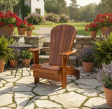 Wooden Royal Upright Adirondack Chair, easiest to get in and out of, partial kit(Large)