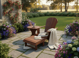 Wooden Royal Upright Adirondack Chair, easiest to get in and out of, partial kit(Large)
