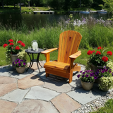 Wooden Royal Upright Adirondack Chair, easiest to get in and out of, partial kit(Large)