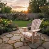 Wooden Royal Upright Adirondack Chair, easiest to get in and out of, partial kit(Large)