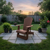 Wooden Royal Upright Reclining Adirondack Chair, easiest to get in and out of, partial kit(Large)