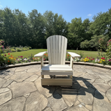 Wooden Royal Upright Reclining Adirondack Chair, easiest to get in and out of, partial kit(Large)