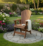 Wooden Veranda Adirondack Chair (Non-Folding) (Standard)