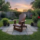 Poly-Luxe Royal Upright Reclining Adirondack Chair easiest to get in and out of (Large)