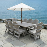 Poly-Luxe Dining Set for 8 with 6' Trestle Table