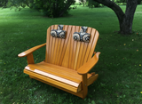 Wooden Royal Loveseat Adirondack Chair