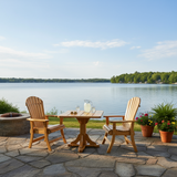 Dining Set for 2 with Pedestal Table