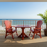 Dining Set for 2 with Pedestal Table