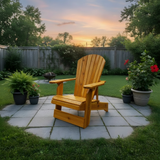 Wooden Royal Upright Reclining Adirondack Chair, easiest to get in and out of, partial kit(Large)