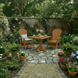 Poly-Luxe Dining Set for 2 with Pedestal Table