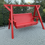 Poly-Luxe Wooden Family Porch Swing (Bench Only)