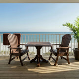Poly-Luxe Dining Set for 2 with Pedestal Table