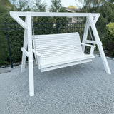 Poly-Luxe Family Porch Swing with Frame