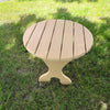 Poly-Luxe Recycled Plastic 24" Round Side Table