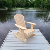 Wooden Royal Rocking Adirondack Chair (Large)
