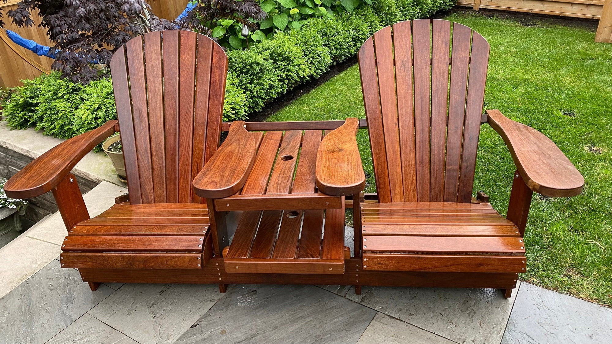Double Chair Wooden Double Royal Adirondack Chair | The Best Adirondack Chair Company