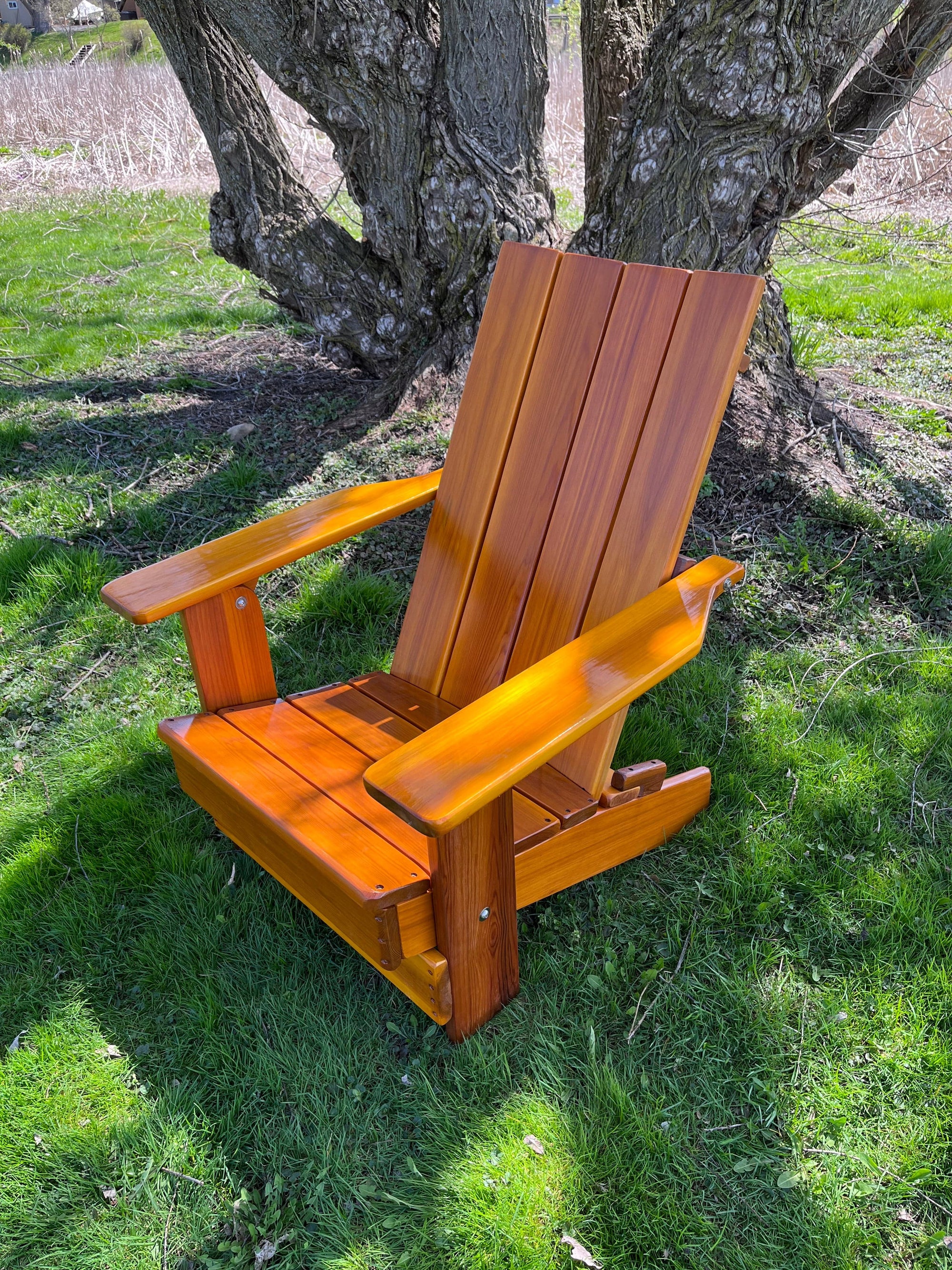 Wooden Folding Modern Royal Adirondack Chair (Large) The Best Adirondack Chair Company