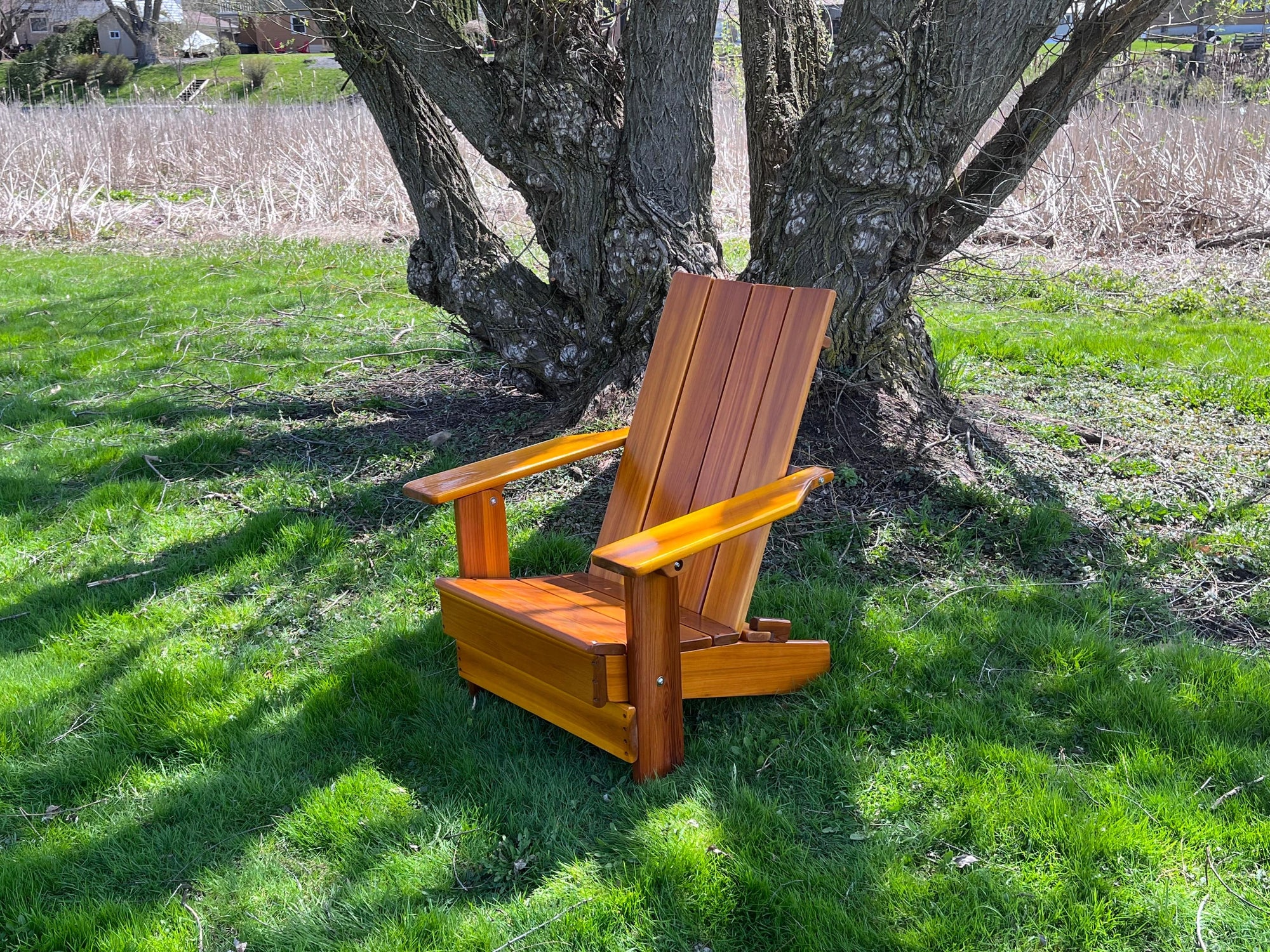 Wooden Folding Modern Royal Adirondack Chair (Large) The Best