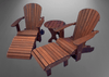 adirondack chair patio set