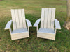 Poly-Luxe Recycled Plastic Folding Modern Adirondack Chair (Large)