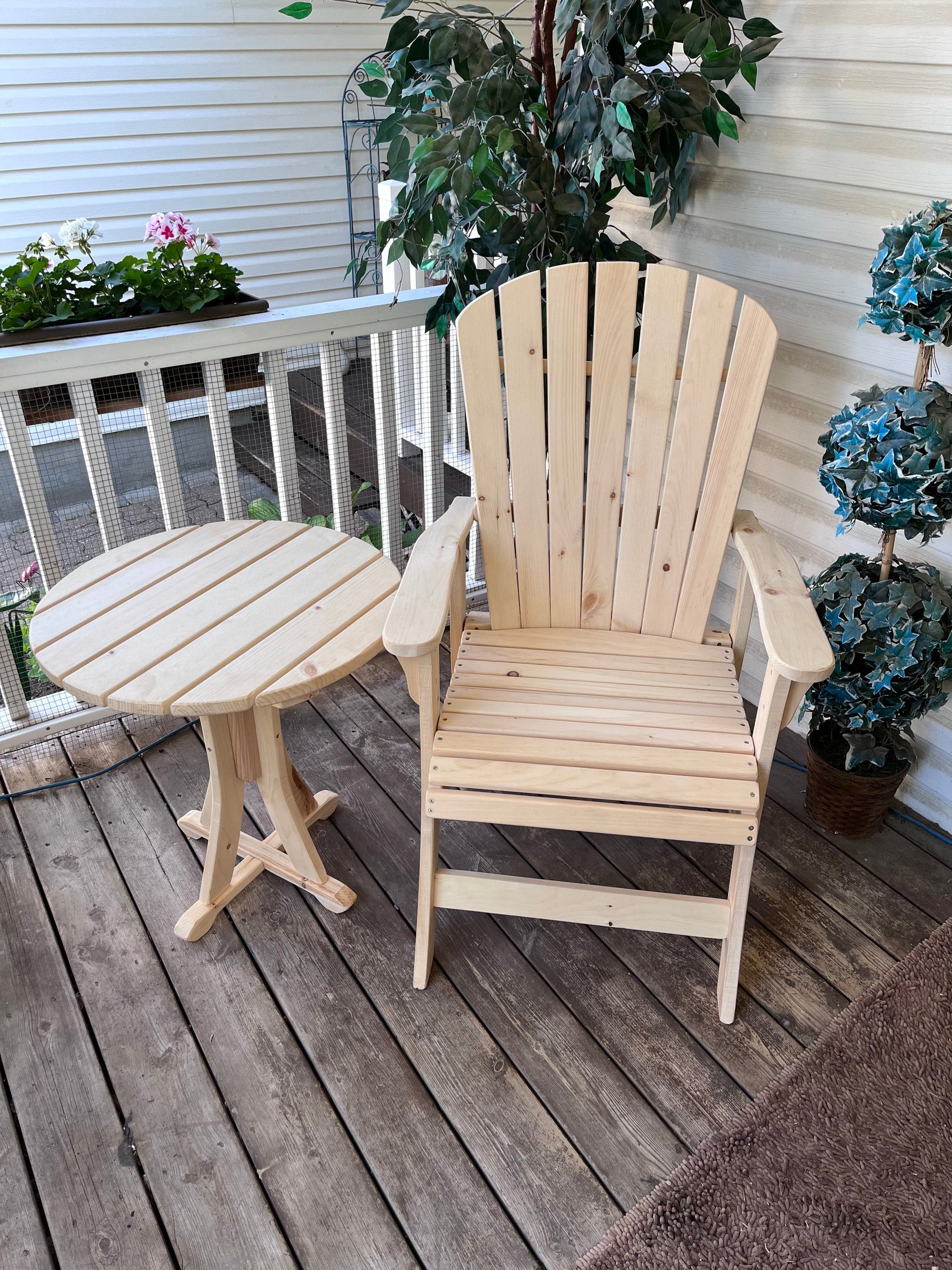 Wooden Veranda Adirondack Chair (NonFolding) (Standard) The Best