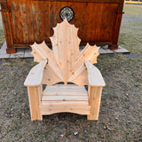 Wooden Folding Maple Leaf Chair (Large)