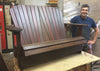 Wooden Folding Loveseat Adirondack Chair