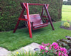 Poly-Luxe Recycled Plastic Family Porch Swing with Frame