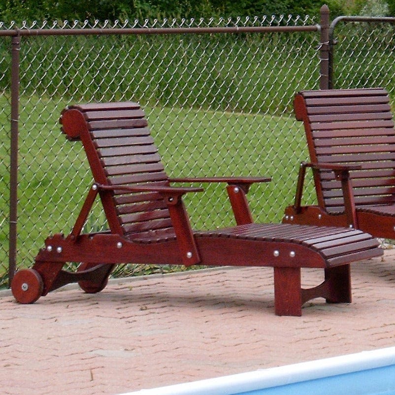 Wooden Deluxe Lounge Chair | The Best Adirondack Chair Company