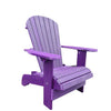 Poly-Luxe Recycled Plastic Royal Upright Adirondack Chair easiest to get in and out of, partial kit(Large)