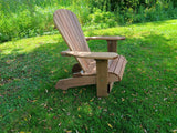 Wooden Royal Upright Adirondack Chair, easiest to get in and out of, partial kit(Large)