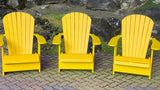 Poly-Luxe Recycled Plastic Folding Royal Adirondack Chair (Large)
