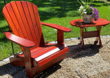 adirondack chair with side table